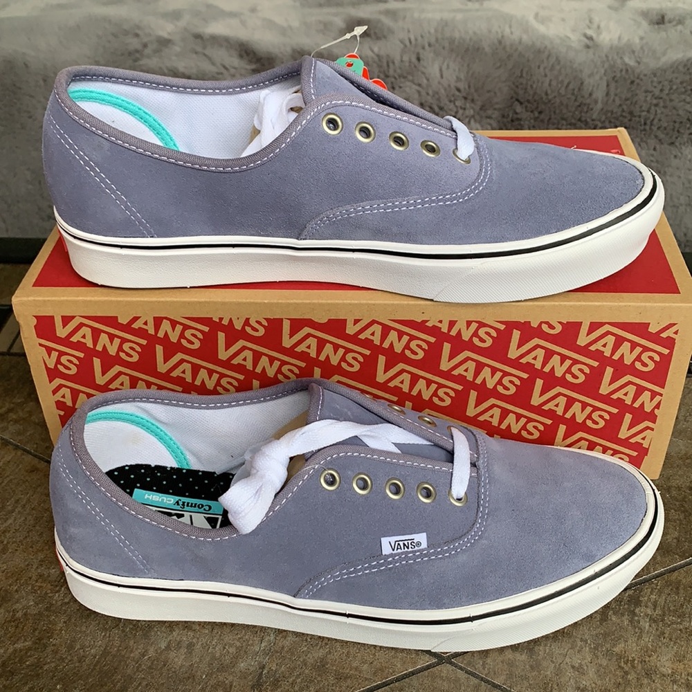 VANS COMFYCUSH AUTHENTIC SUEDE GRANITE BLUE MENS - Picture 3 of 15